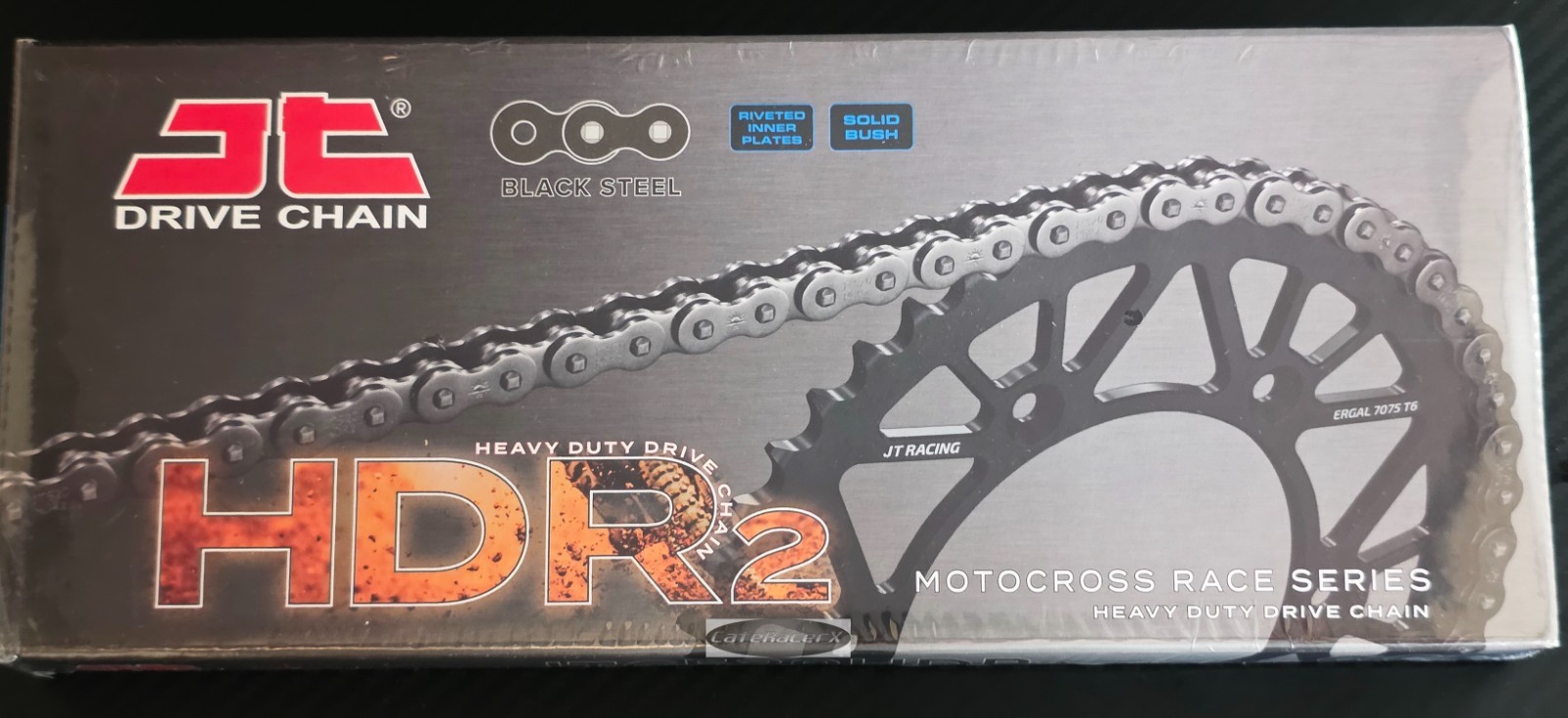 JT Chain 520×120 HDR2 Heavy Duty Motocross Race Series Chain 120 Link MX ATV