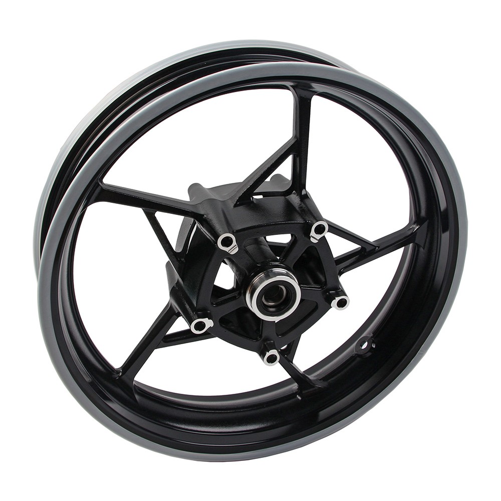17×3.5″ Tubeless Front Wheel Gloss Black for Kawasaki Ninja 650 Z650 Z 900 17-24