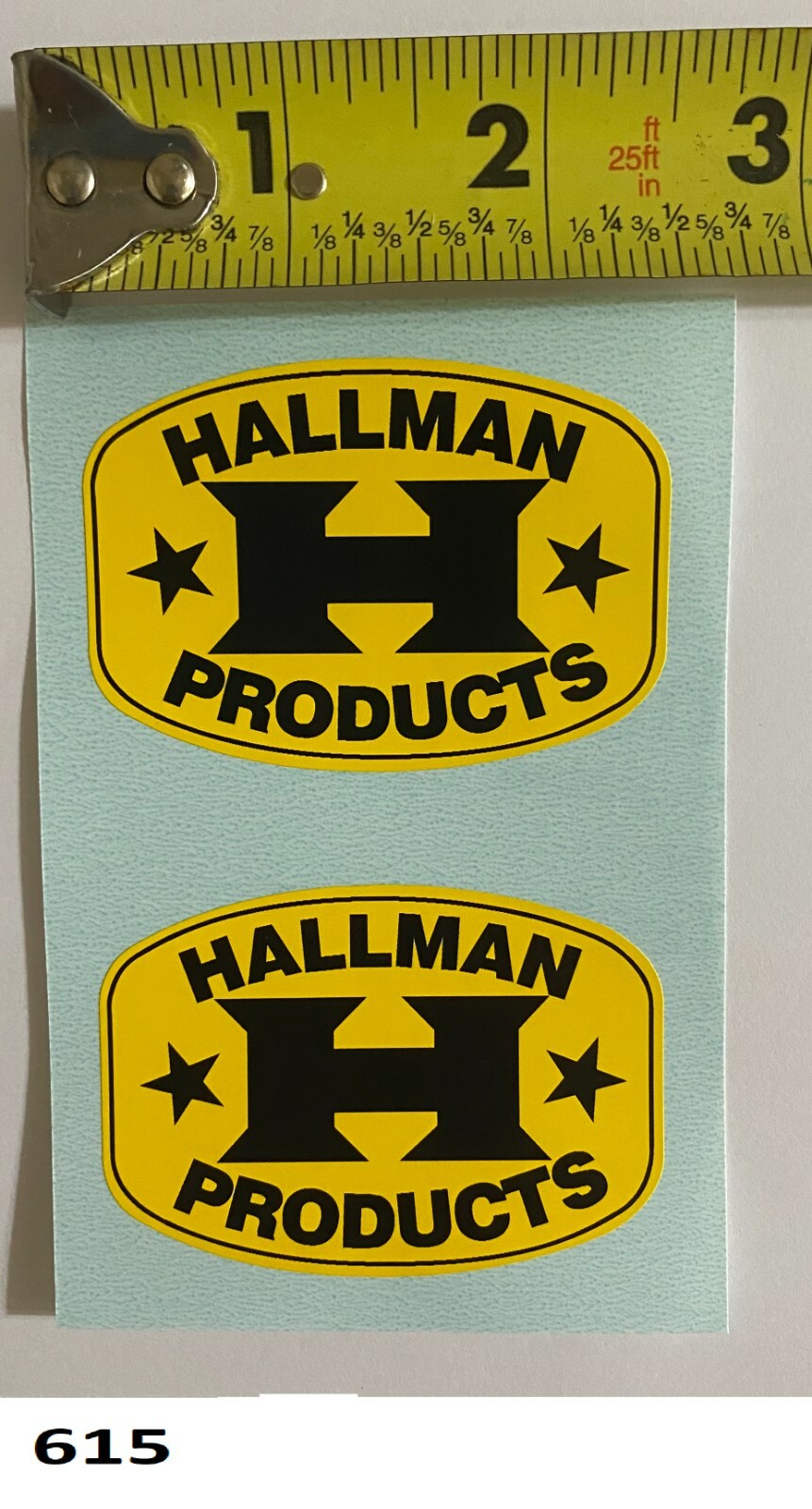 2! Hallman Products sticker decal AHRMA Vintage Motocross RM CR 125 250 400 500