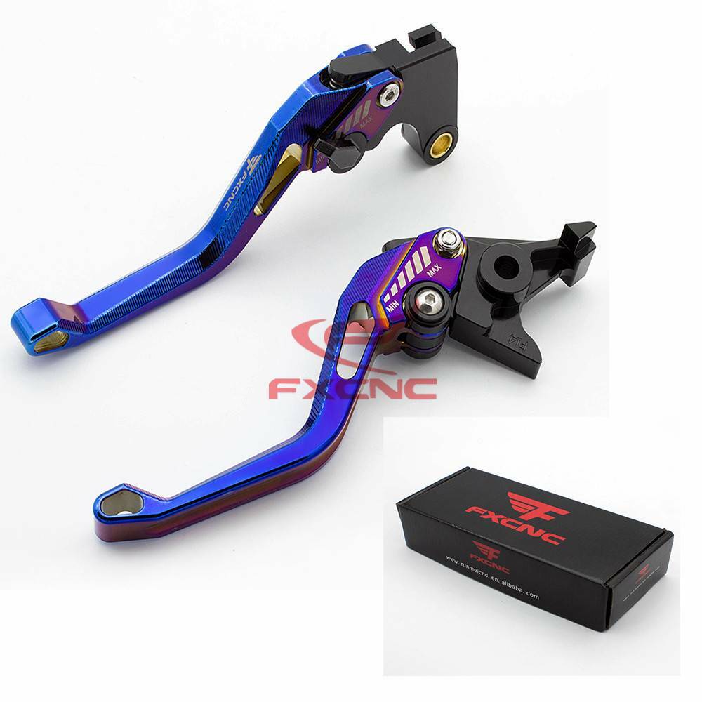 CNC For Yamaha YZF R1 R6 1999-2020 3D Electroplate Rhombus Brake Clutch Levers