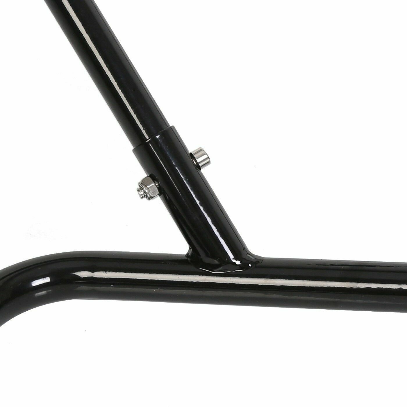 Black Saddlebags Support Bracket Guard Bars For Harley Electra Road Glide 14-23
