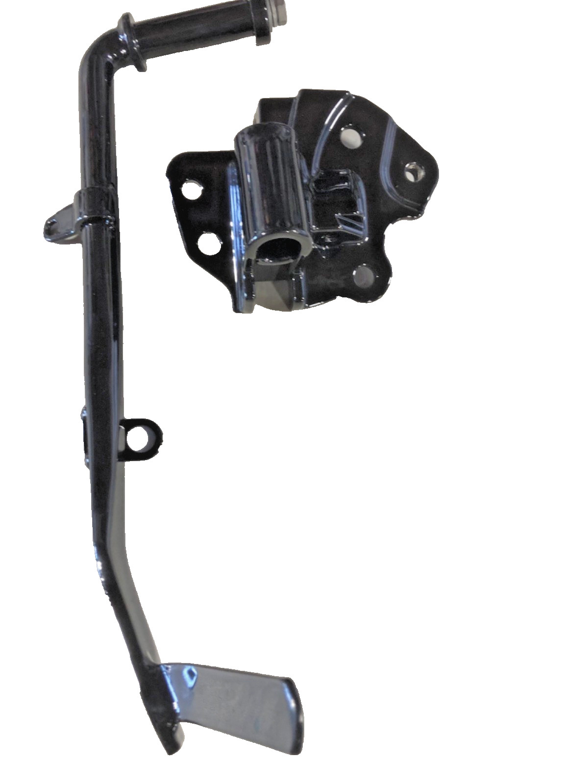 Harley JIFFY kick stand Touring ROAD KING GLIDE 2009-16 GLOSS BLACK POWDER COAT
