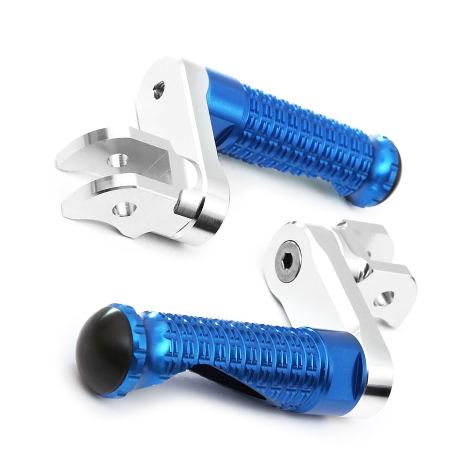 MPRO 1.5 inch Riser Blue Front Foot Pegs For F3 675 12 13 14 15 16 17 18