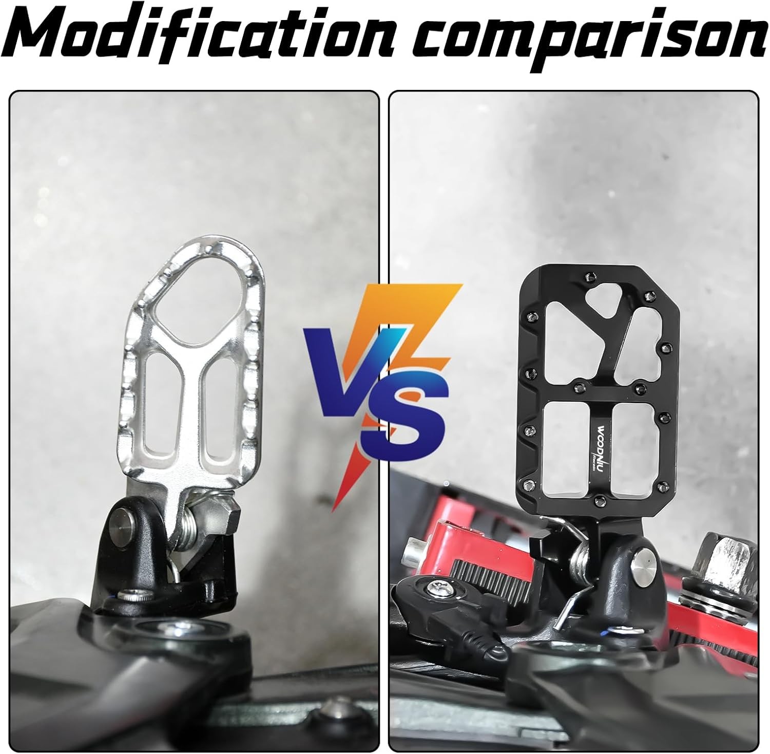 CNC Aluminium Alloy Footpeg Foot Peg for Surron Ultra Bee Sur Ron Non-slip Spike