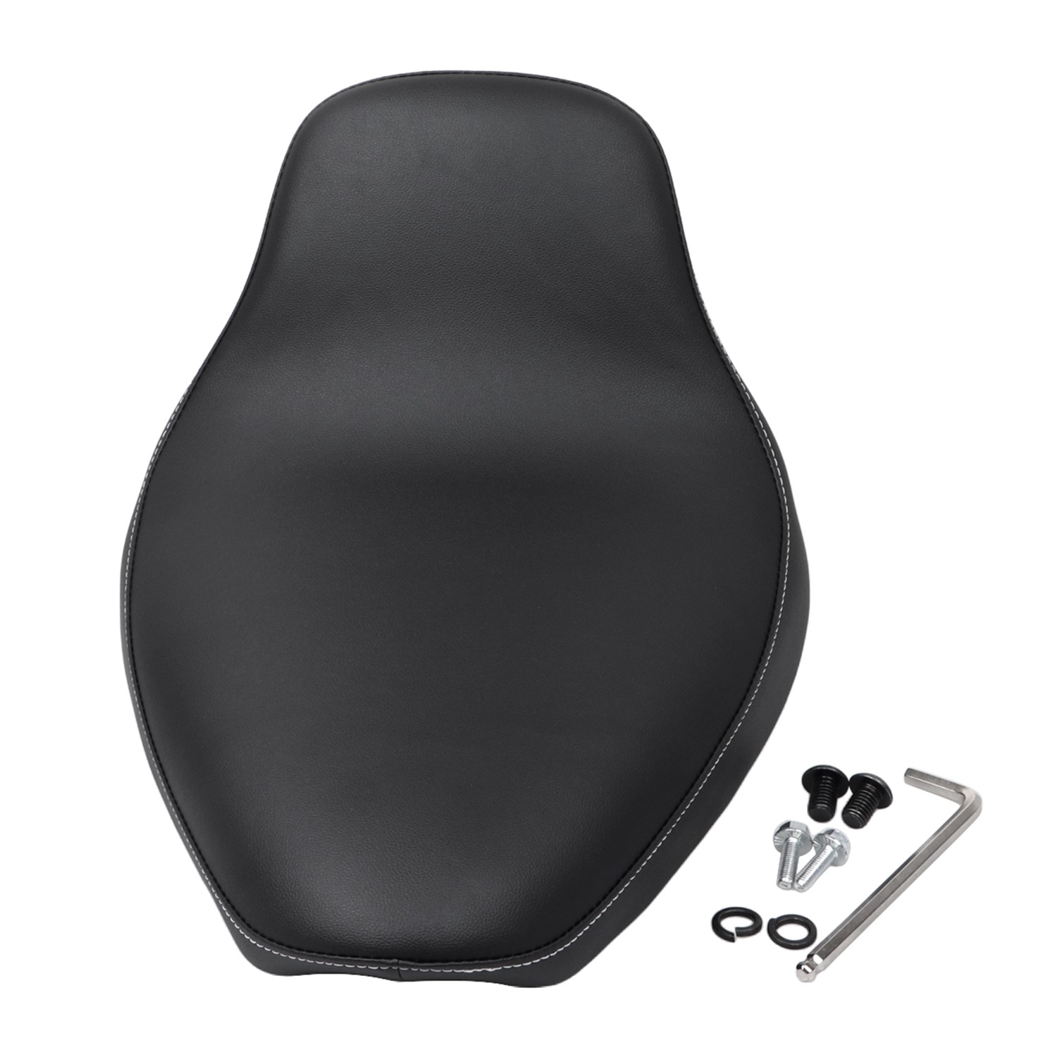 Synthetic Leather + Soft Foam Driver Rider Solo Seat For Harley Heritage Softail