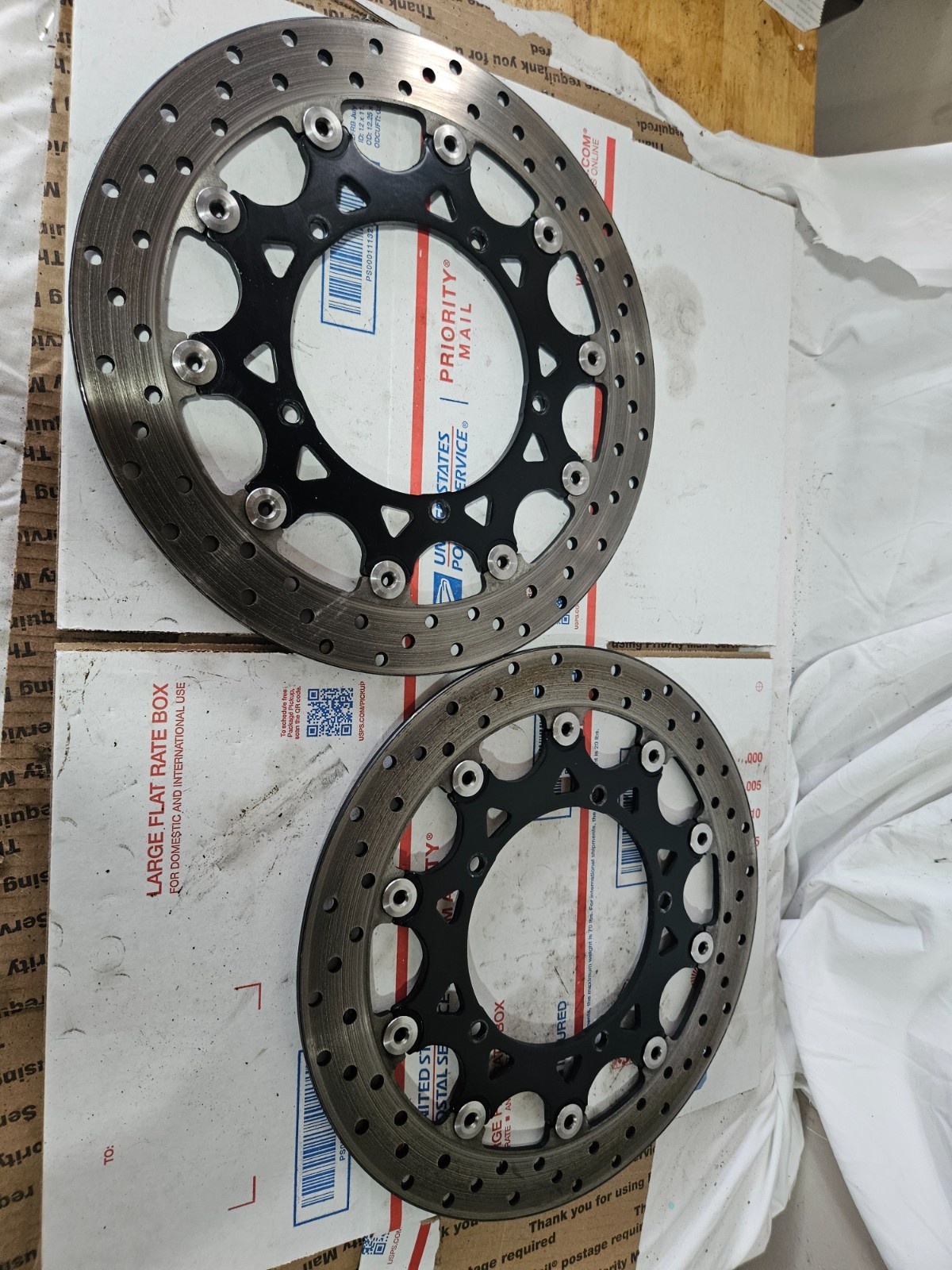 2004 2005 2006 Yamaha R1 Front Rotors Used Oem 4.5mm