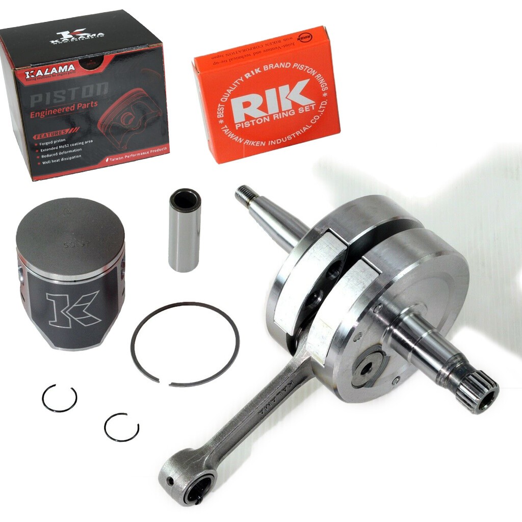 Complete Crankshaft Crank Shaft & Piston Assembly Fit Suzuki RM 125 01-03 Magnet