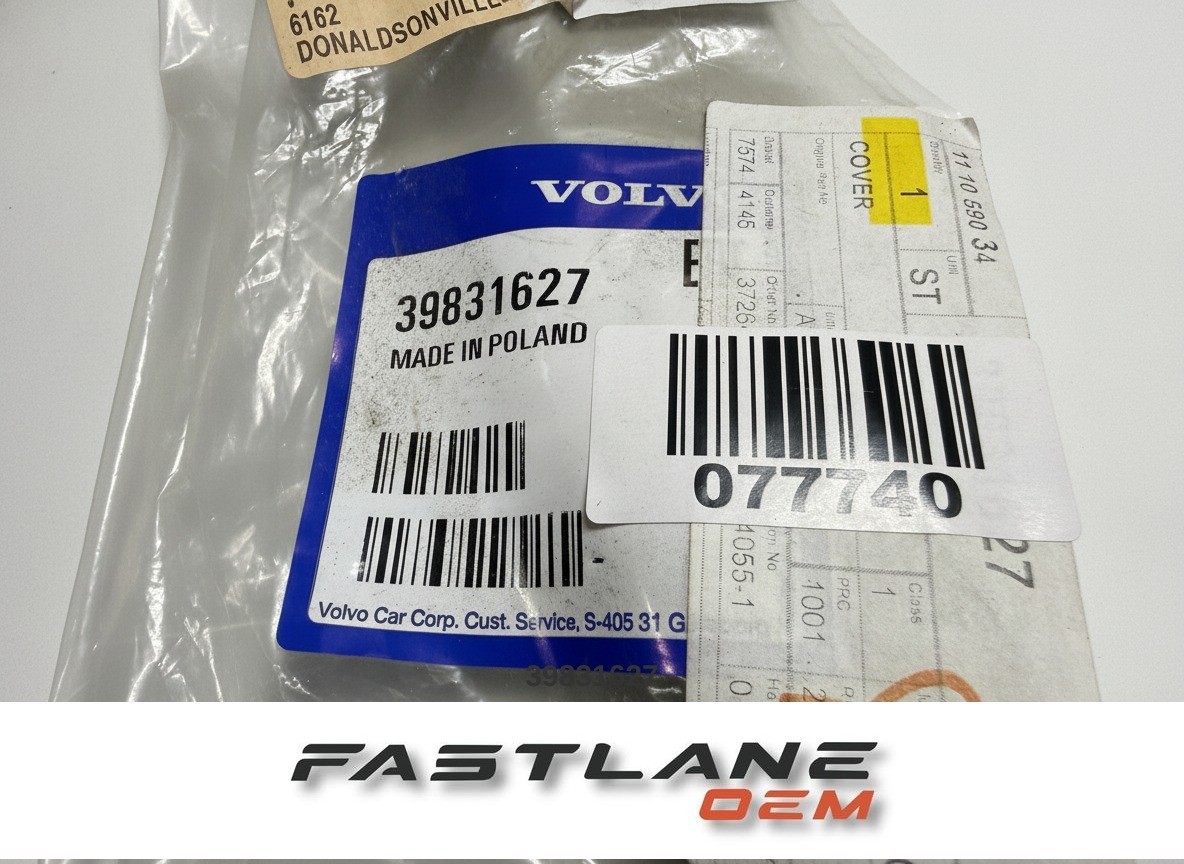 2016-2026 Volvo XC90 Seat Track Cover Left Rear 39831627 OEM