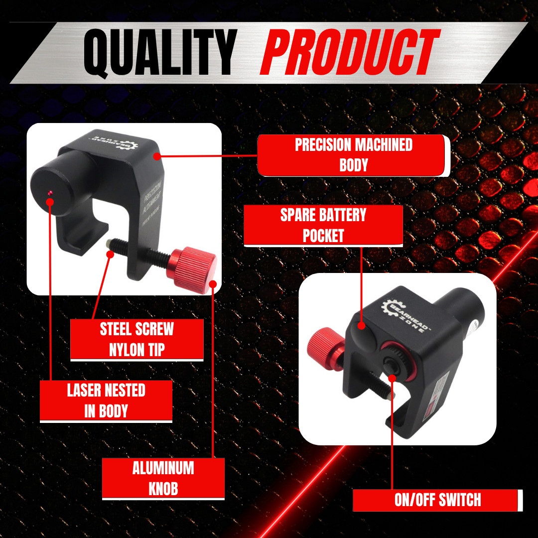 Laser Chain and Sprocket Alignment Tool – Gearhead Zone