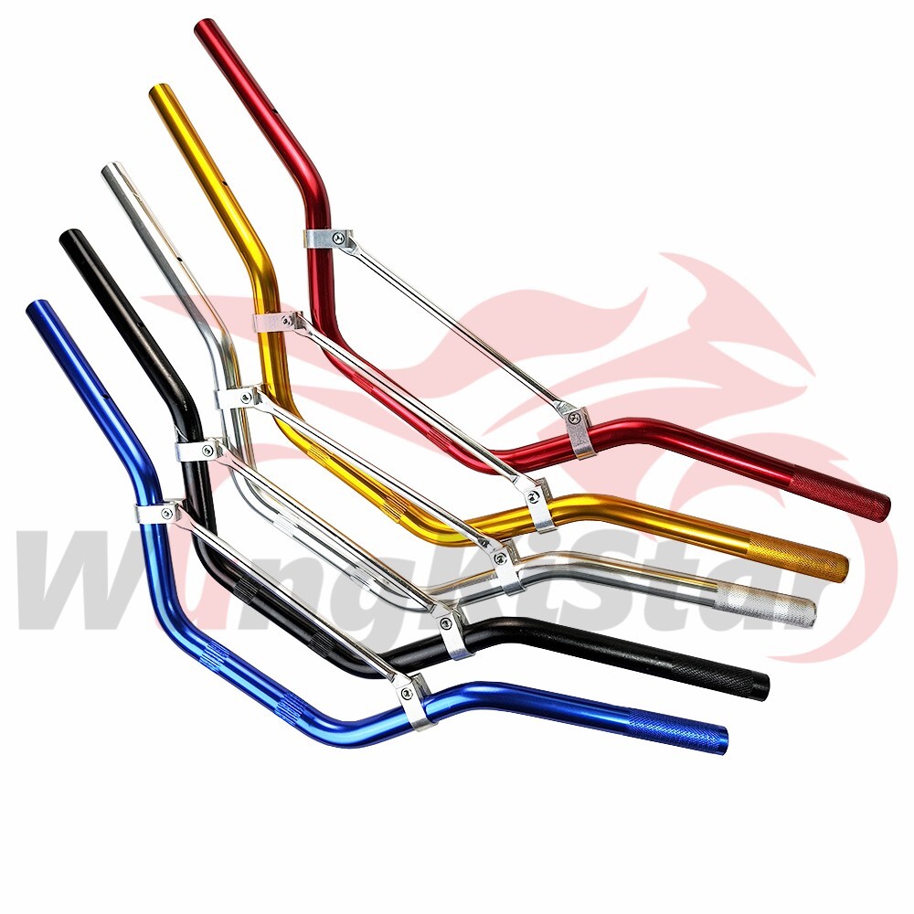 22mm Handlebar 710mm/27.95″ Black Handle Bar For 7/8″ CRF50F KLX110 CRF70F XR50R