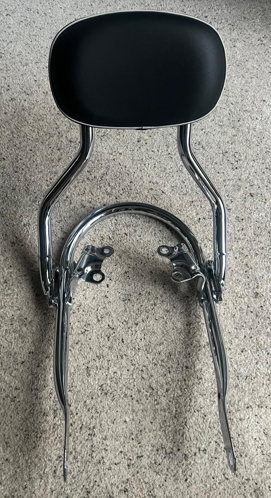 Triumph Bonneville T100/T120 LC Chrome SissyBar (Liquid Cooled Models)