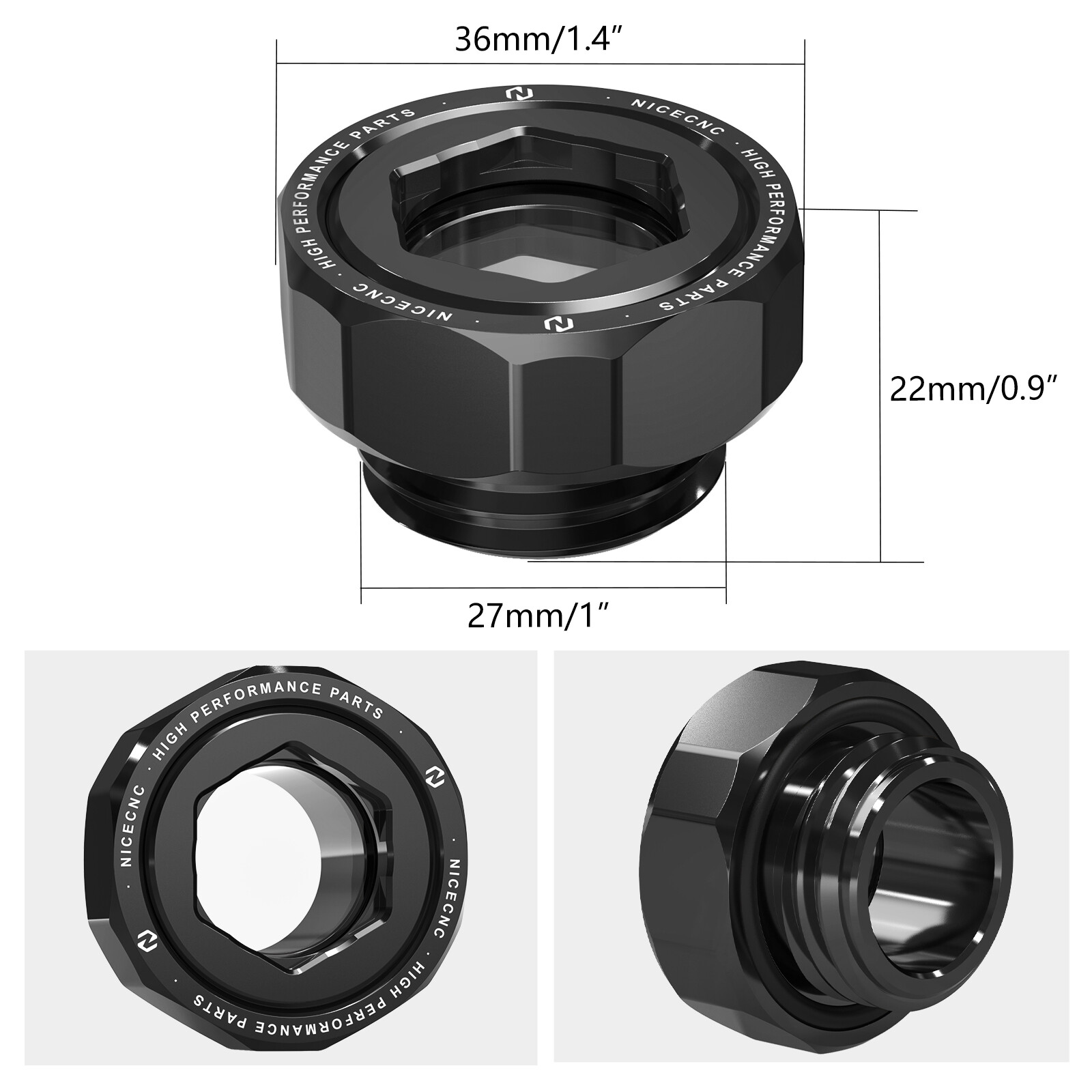 Anodized Oil Cap Plug Oil Fill Plug For Yamaha Tenere 700 XTZ07 XTZ700 2019-2024