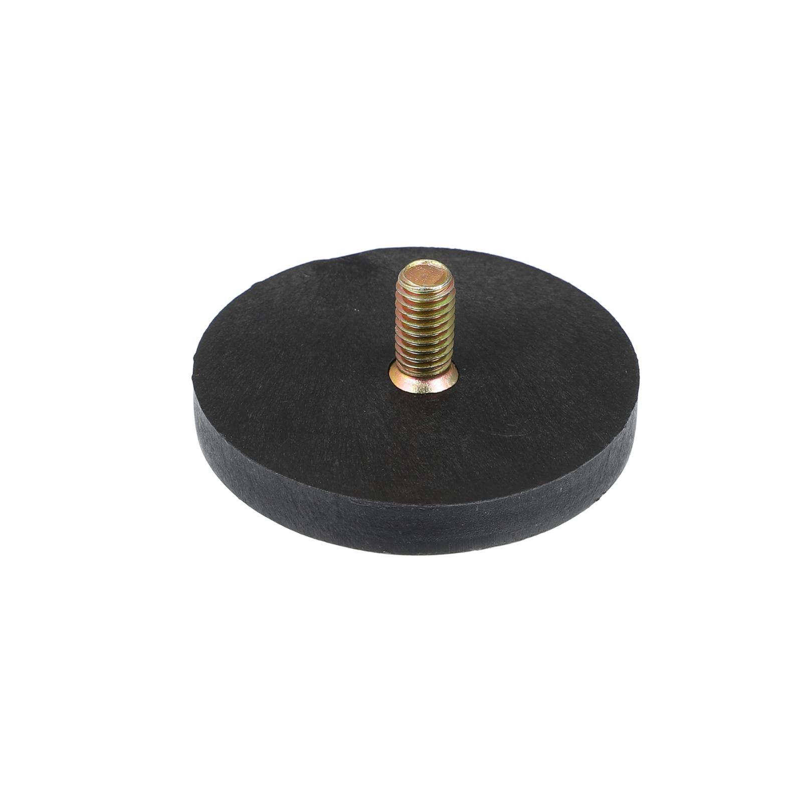 6pcs M6x1.0 Orange Universal Screw Mount Round Warning Reflector for Motorcycle