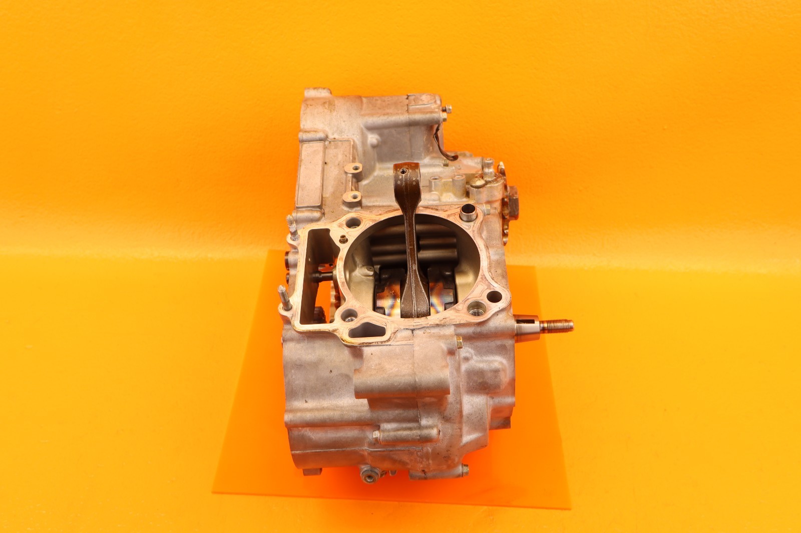 2000 – 2004 Suzuki DR-Z400E Bottom End Engine Crank Cases Transmission Assembly