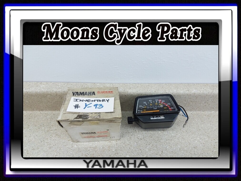 VTG NOS 1982-1989 Yamaha XT550 XT600 Speedometer Gauge Speedo # 5Y1-83570-A0-00