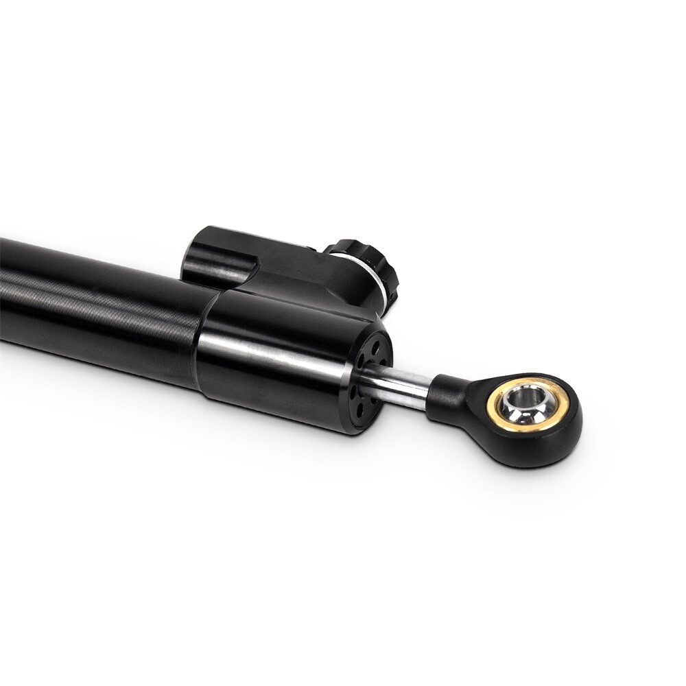 Motorcycle Adjustable Full Black Stabilizer Steering Damper For Suzuki Kawasaki