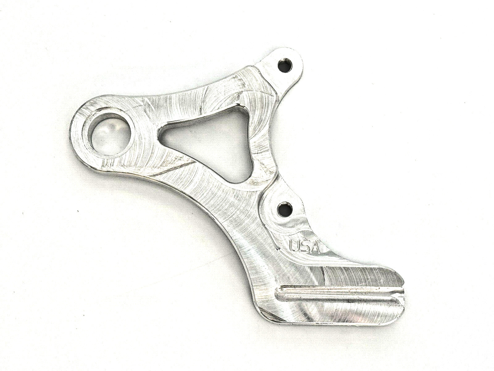 USA-MADE RAW BILLET 87-99 SOFTAIL REAR BRAKE CALIPER BRACKET HARLEY NO REDUCER