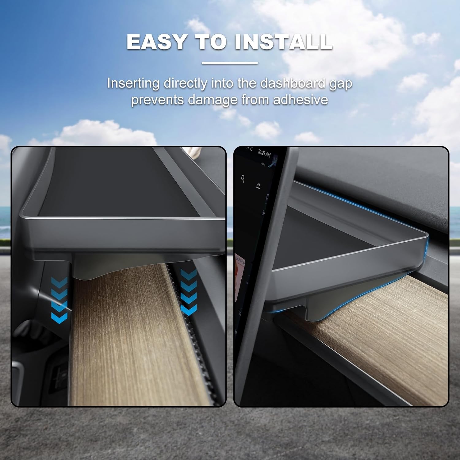 Tesla Model Y 2021-2025 Behind Screen Storage Box