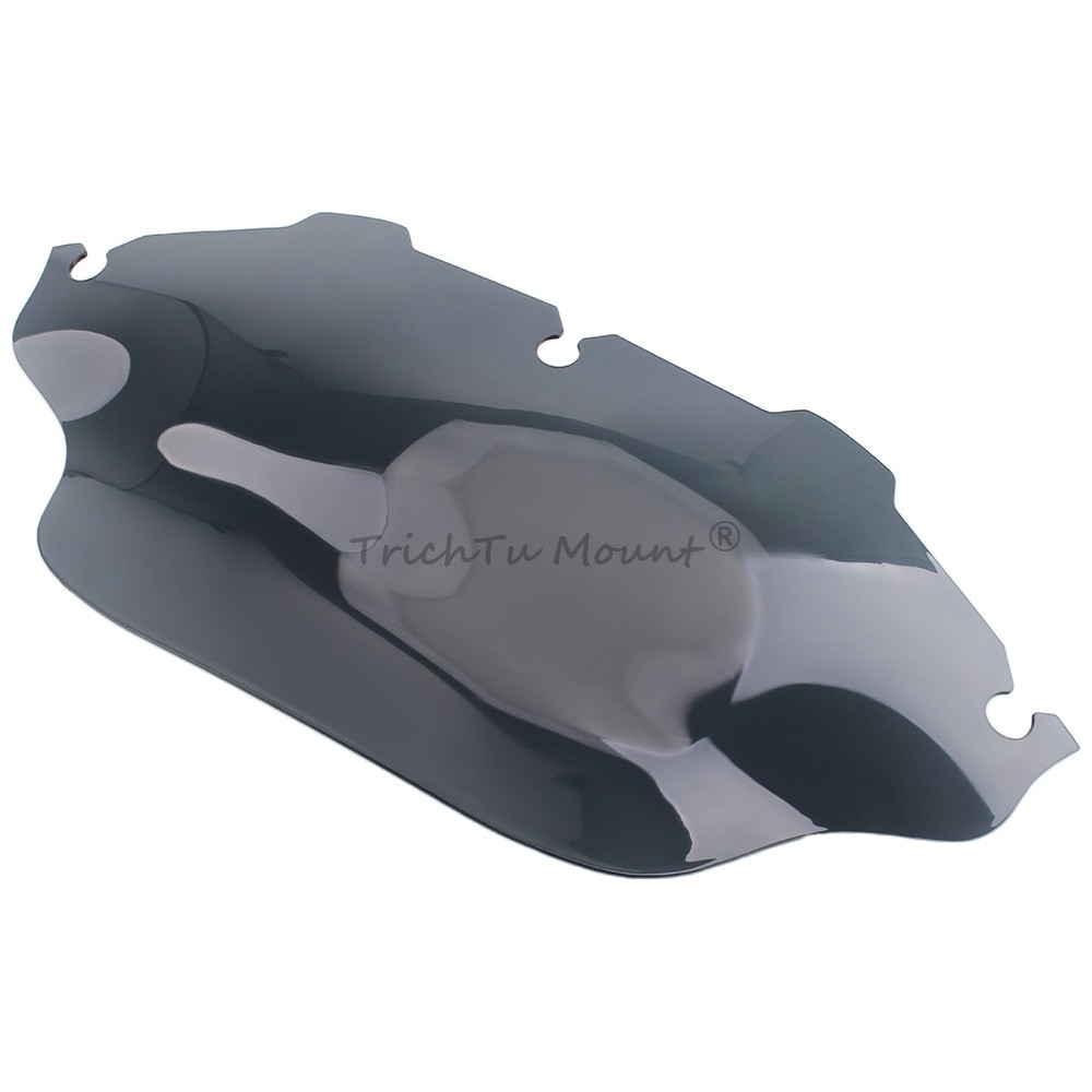 Smoke 8″ Wave Windshield Windscreen For Harley Electra Glide Classic EFI FLHTCI