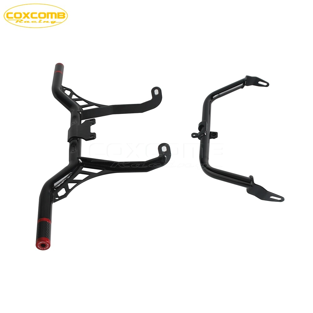 Engine Guard Crash Bar w/Fairing Support Kit For Harley Road Glide ’15-up FLTRK