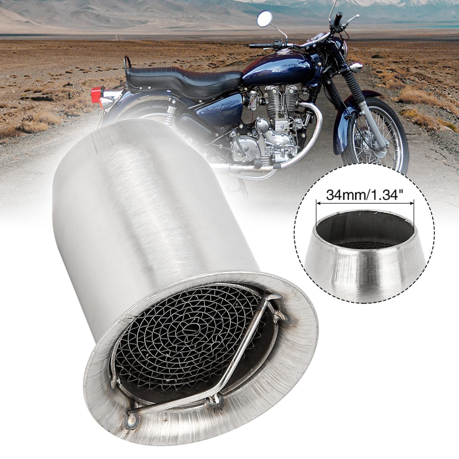 60mm Universal Exhaust Pipe Baffle Can Rear Insert Muffler Pipe for Motorcycle