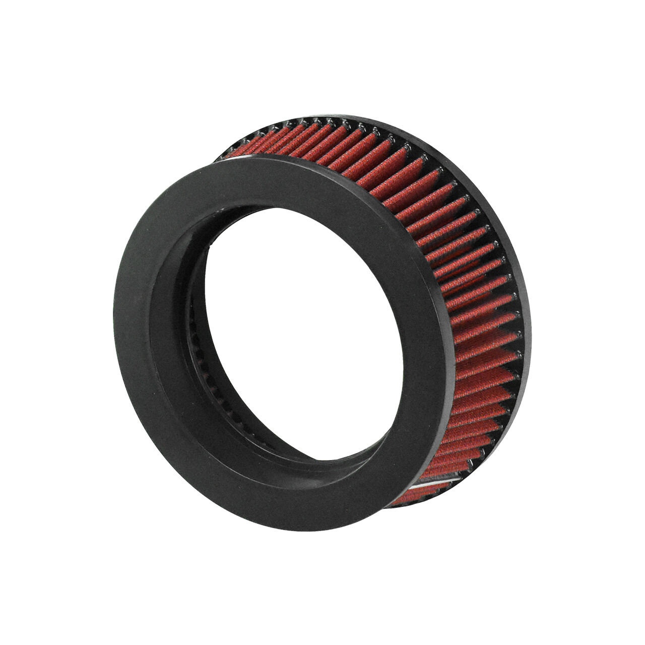 Round & Red Air Cleaner Filter Element Fit For Harley Touring Road Street Glide