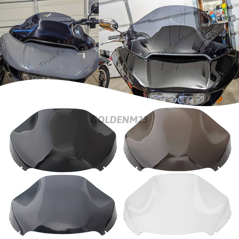 13” Wave Windshield Windscreen For Harley Road Glide FLTR FLTRX 2015 2016-2023