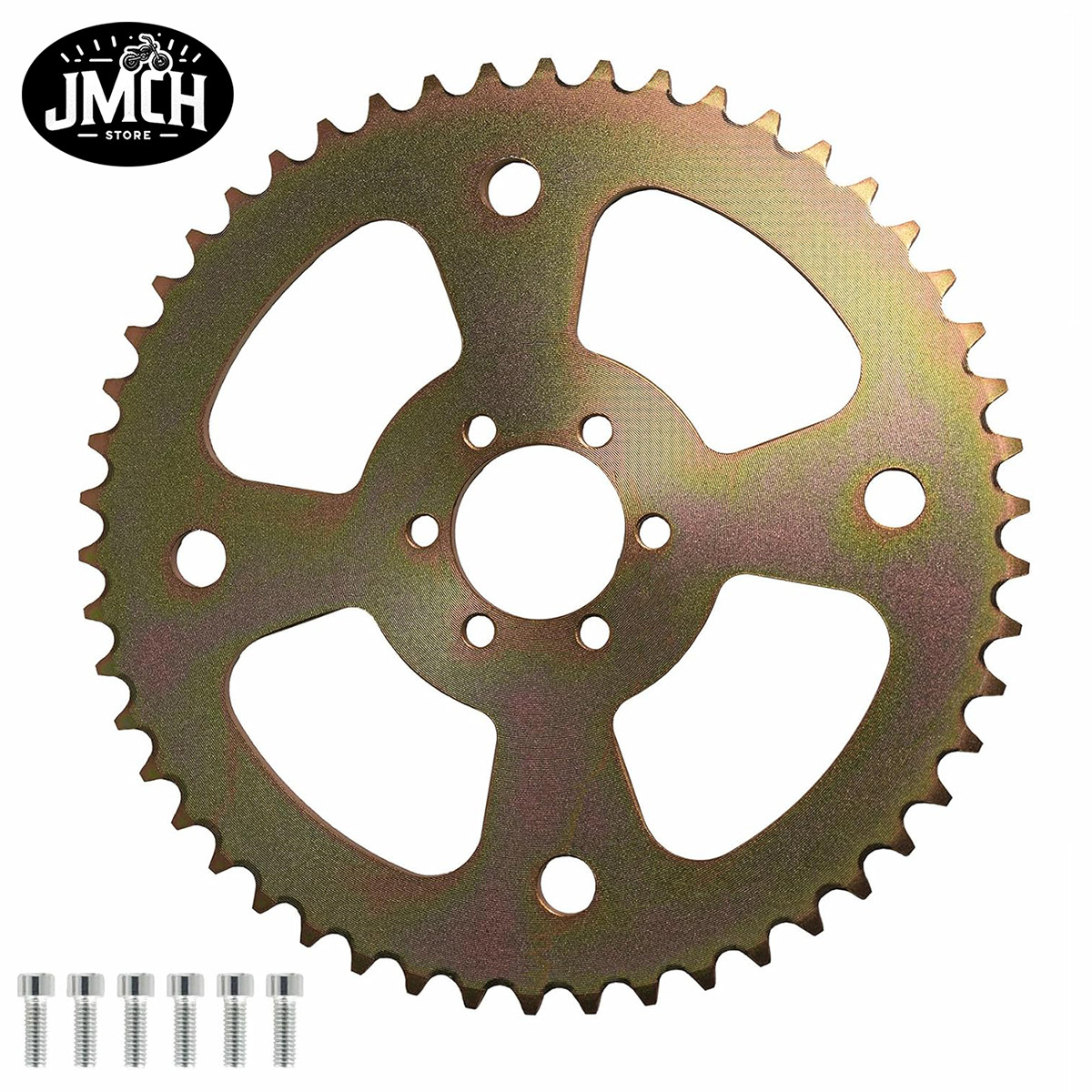 50T 6 Hole Rear Chain Sprocket #40 41 420 for Coleman CT100U CC100X