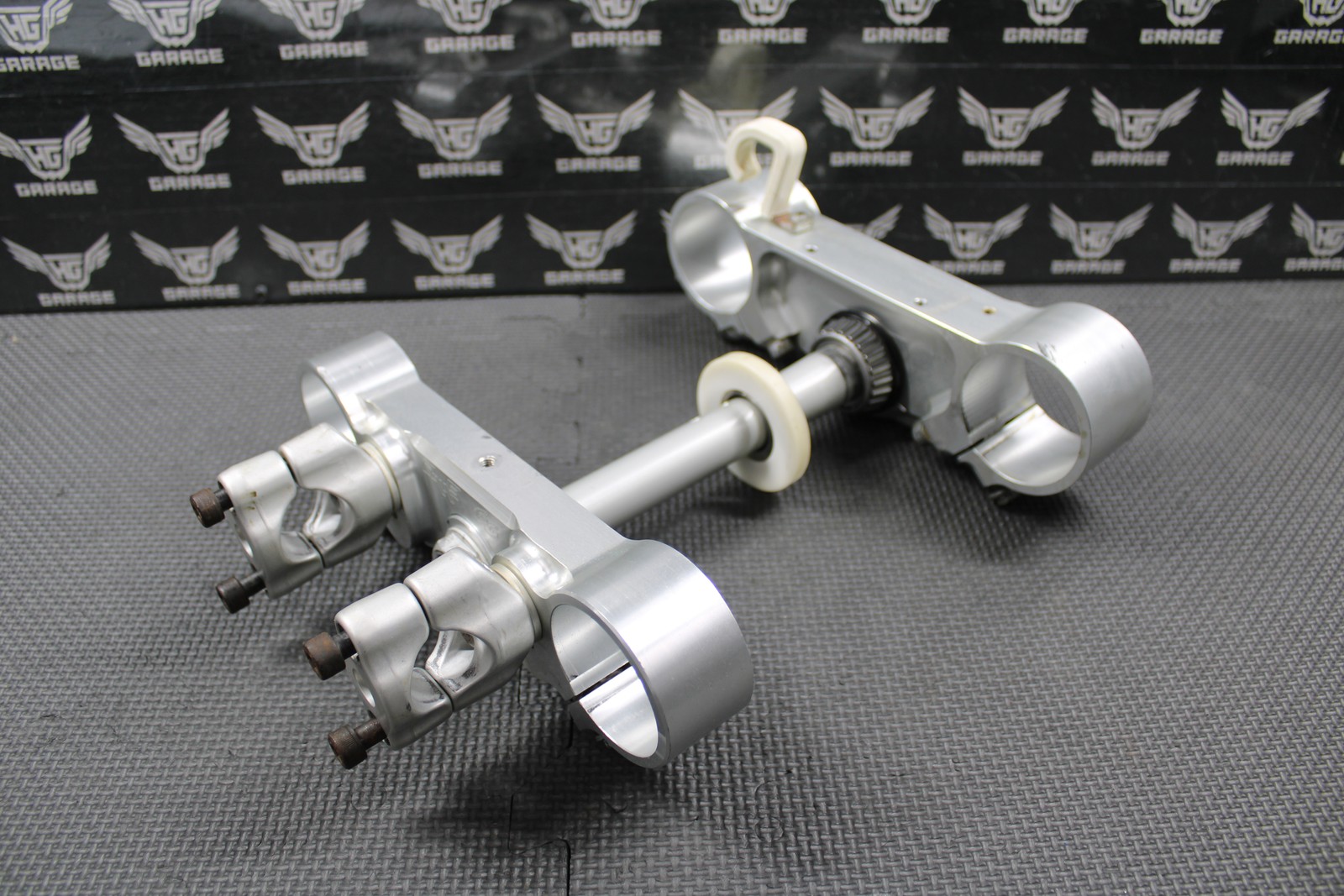 2011 GAS GAS EC250 CERVANTES OEM FRONT FORKS LOWER UPPER TRIPLE TREE STEM CLAMP