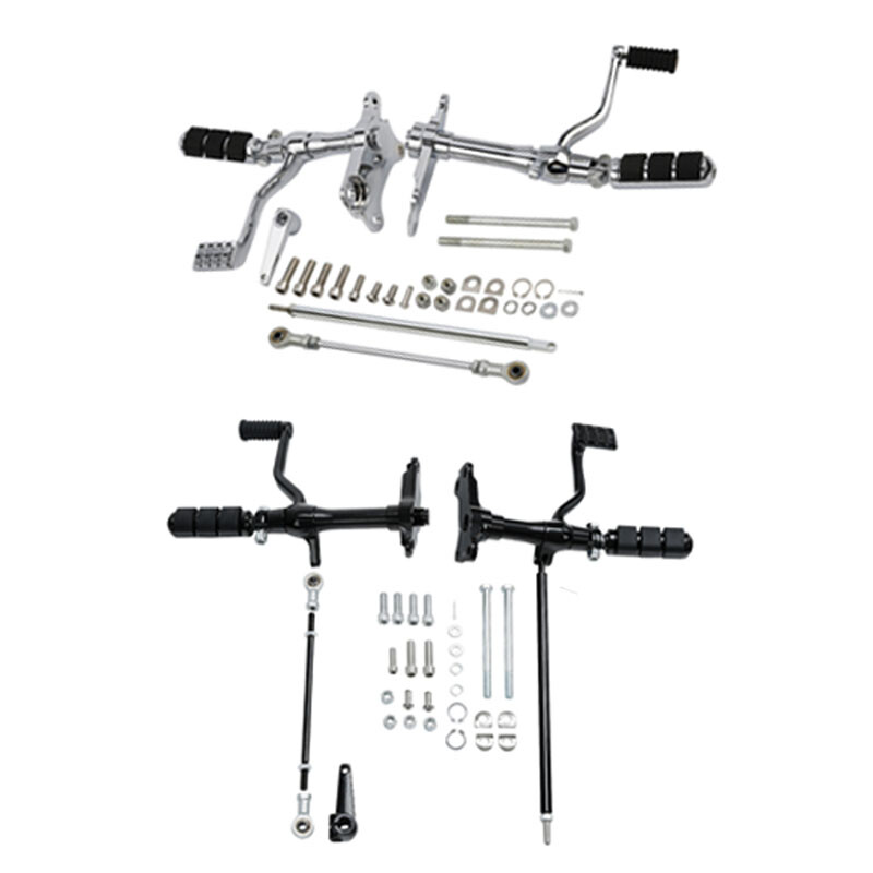 Forward Controls Pegs Lever Linkage Kit Fit For Harley Sportster 883 1200 91-03