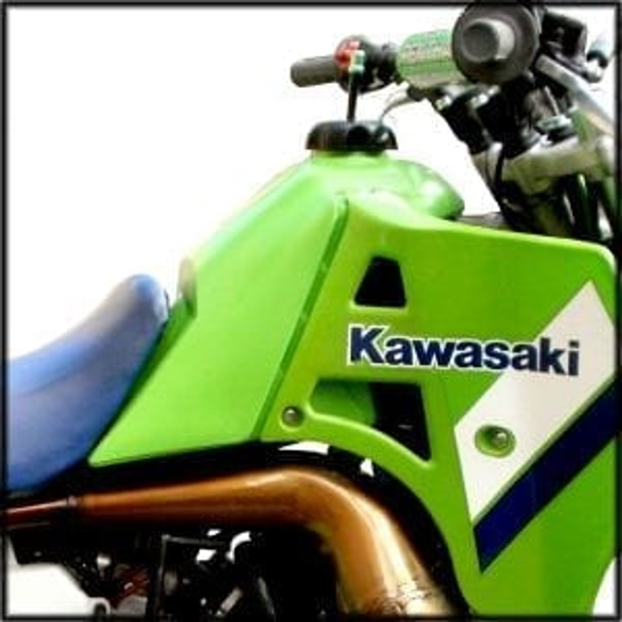 Clarke Mfg Gas Tank For Kawasaki KXT250 Tecate 3 1986-1987 Green Stock 11620