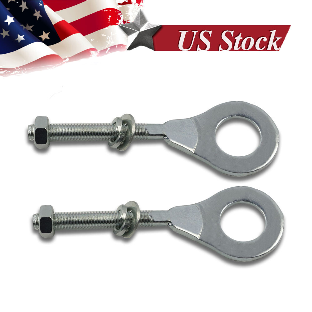15mm Wheel Axle Tensioners Chain Adjusters Dirt Pit ATV Quad Bike 110 125 150CC