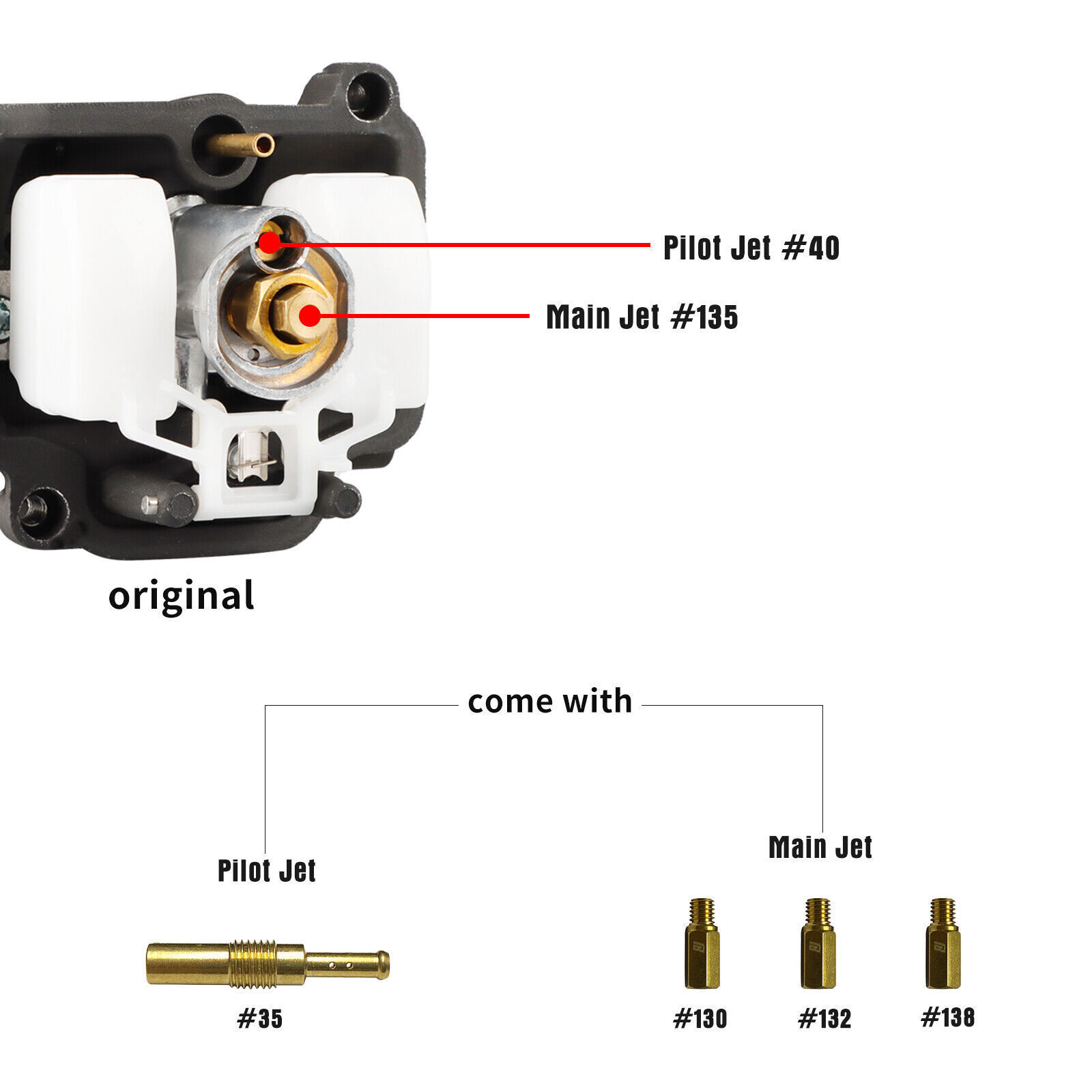 NIBBI PWK38 Carburetor For Honda ATC250R 1981-86 FourTrax 250 TRX250R 1985-1992