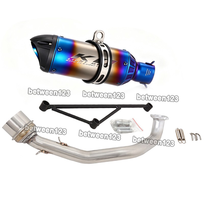 For GY6 150cc 125cc Scooter Moped ATV Exhaust System Muffler Pipe Header Tips