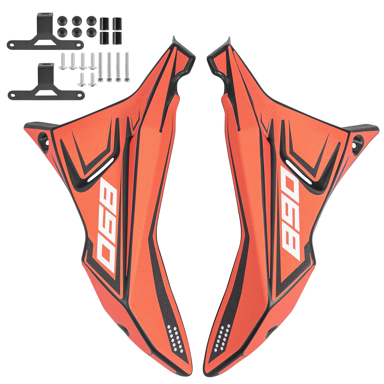 Side Winglet Deflector Cowl Frame For KTM 890 ADV R Rally 2019-2022 ABS Fairing
