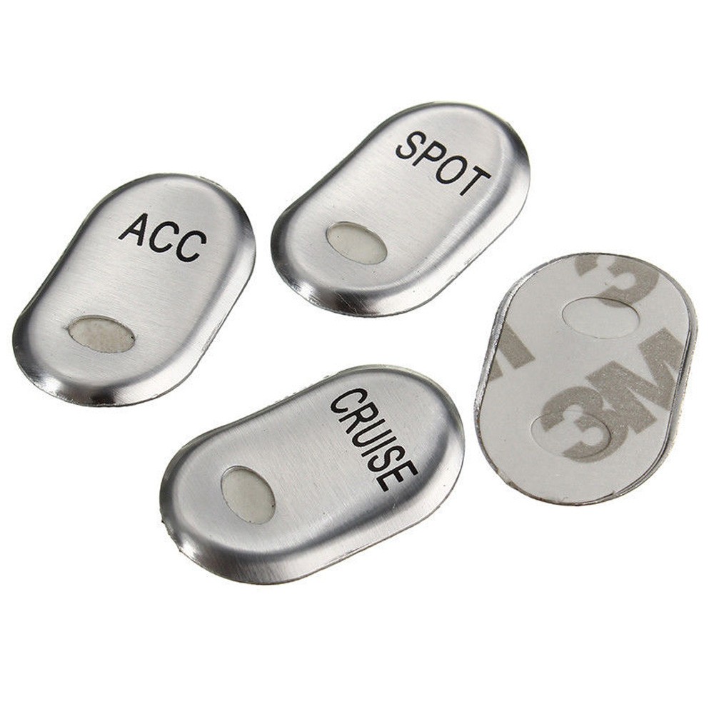 For Harley Electra Glide Ultra Classic 1996-2013 Panel Switch Cap Button Chrome