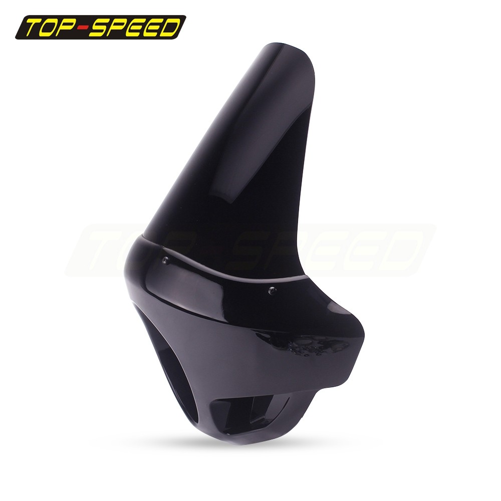 5 3/4″Front Headlight Fairing Windshield w/ 35mm-49mm Forks Universal Motorcycle