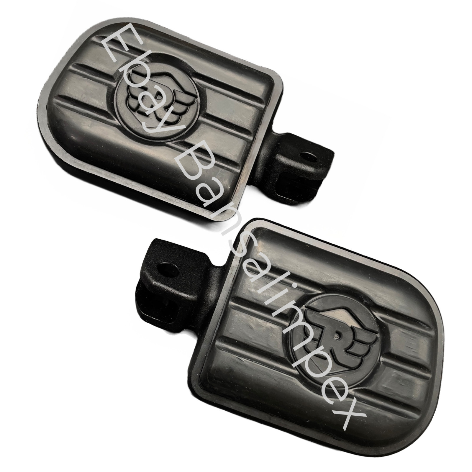 Genuine Royal Enfield Black Deluxe Foot pegs, KXA00031, Meteor and Classic