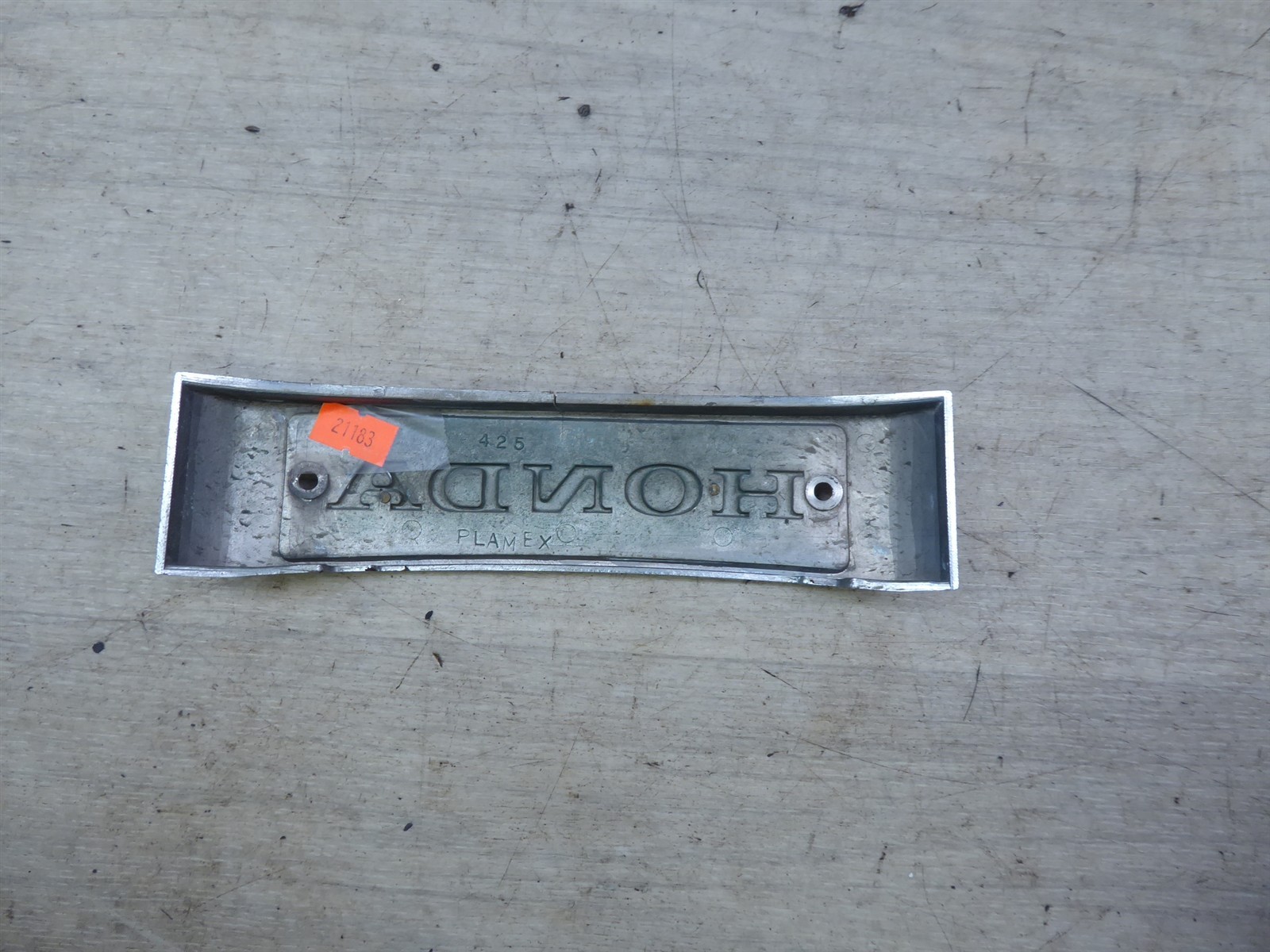 1980 Honda CB750 Custom H21183) front fork trim emblem cover