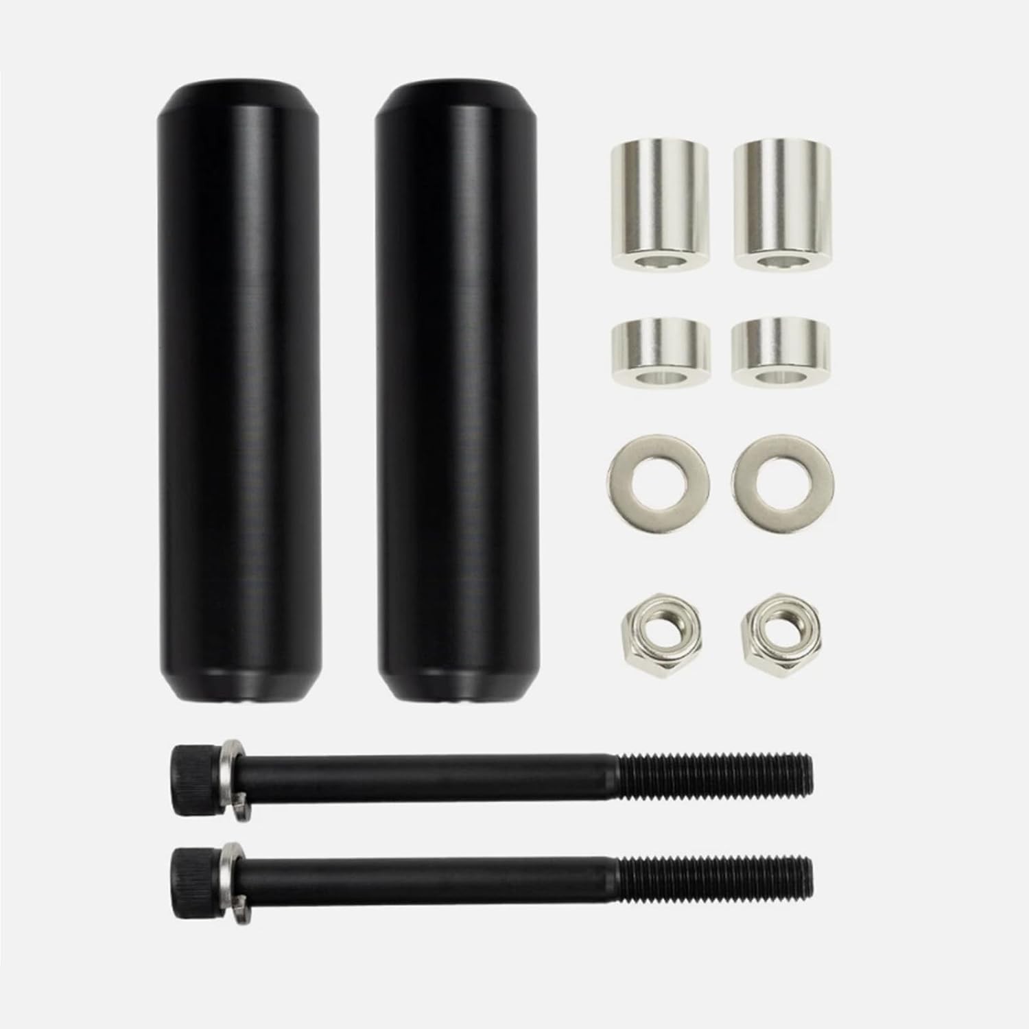 Motorcycle No Cut Frame Slider, 6.5’’ Upper Shock 6.5 inches-Smooth, HFS0001