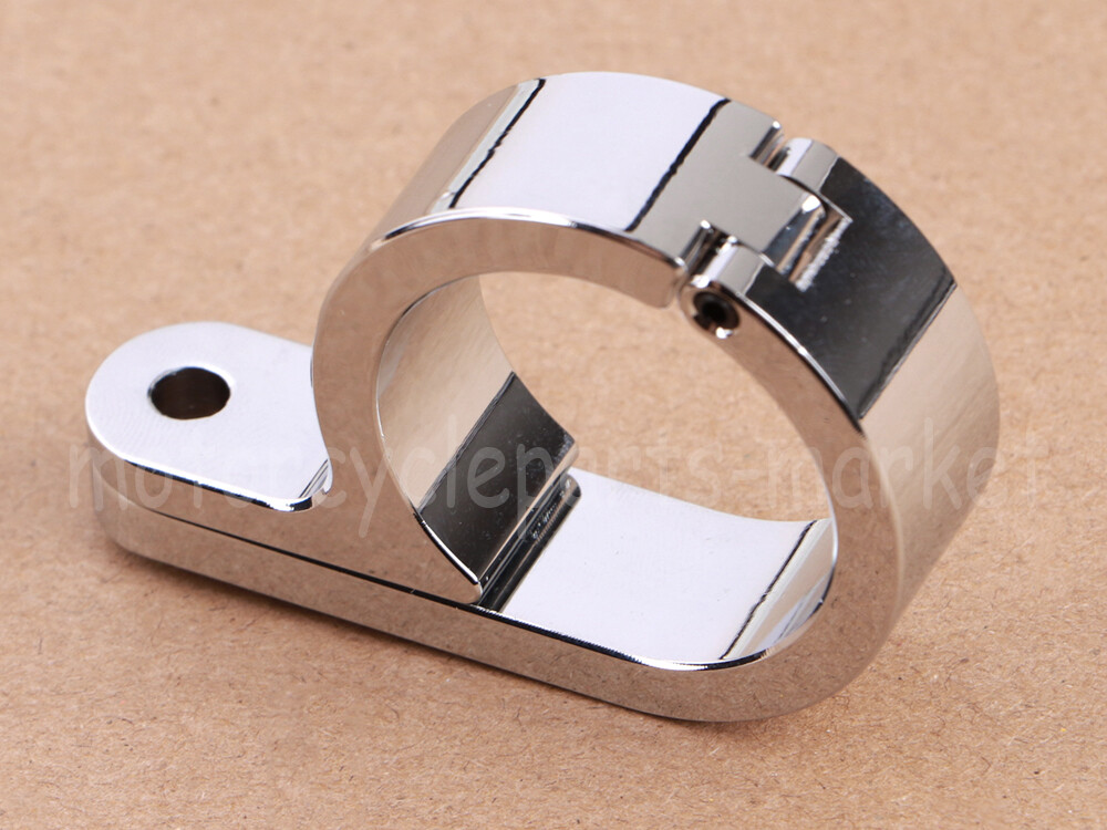 Universal Motorcycle Handle Bar Mounts Clamp Clock 32mm 1 1/4″ 1.25″ For Harley