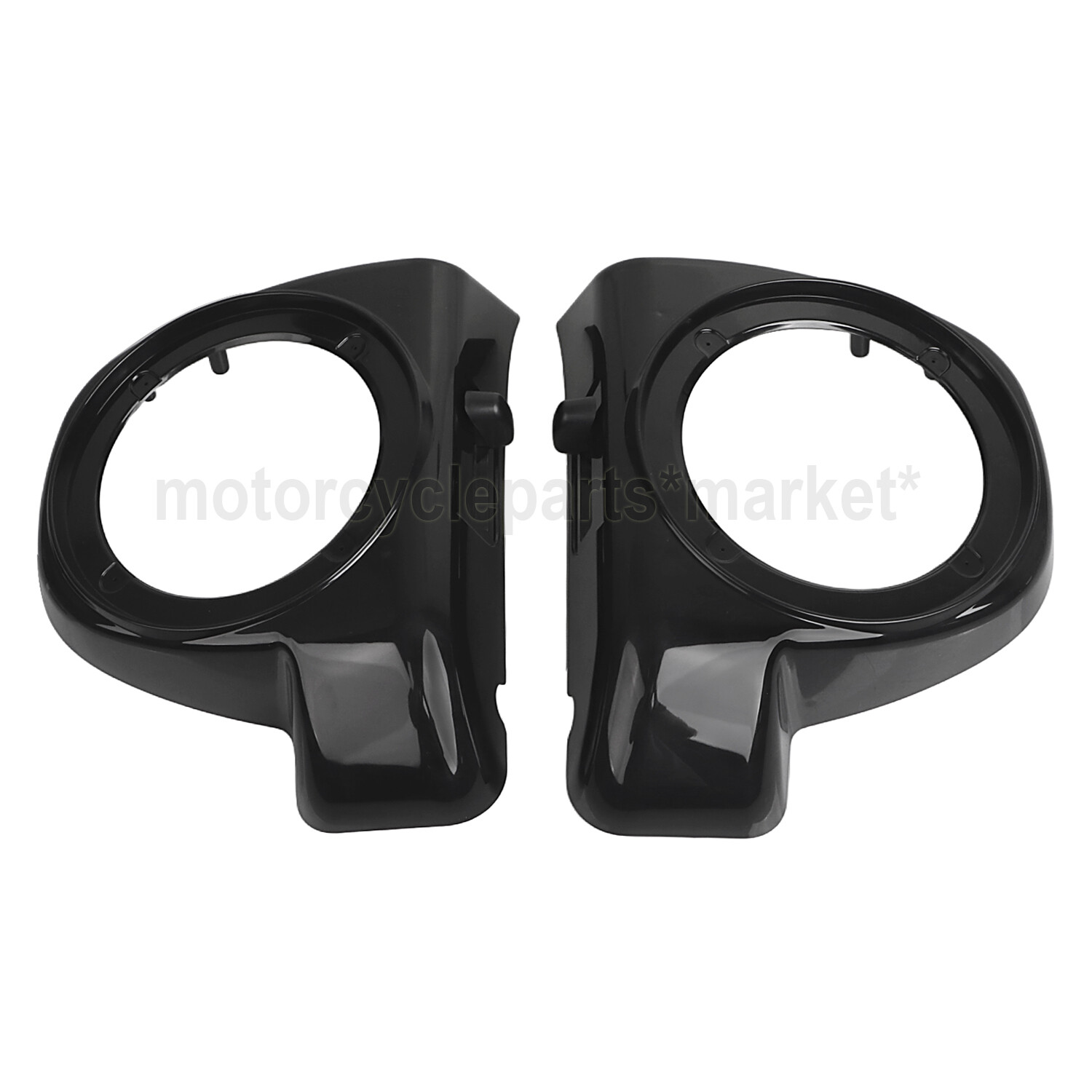 6 1/2″ Speaker Pod Boxes Fit For Harley Street Glide Lower Vented Fairings 14-23