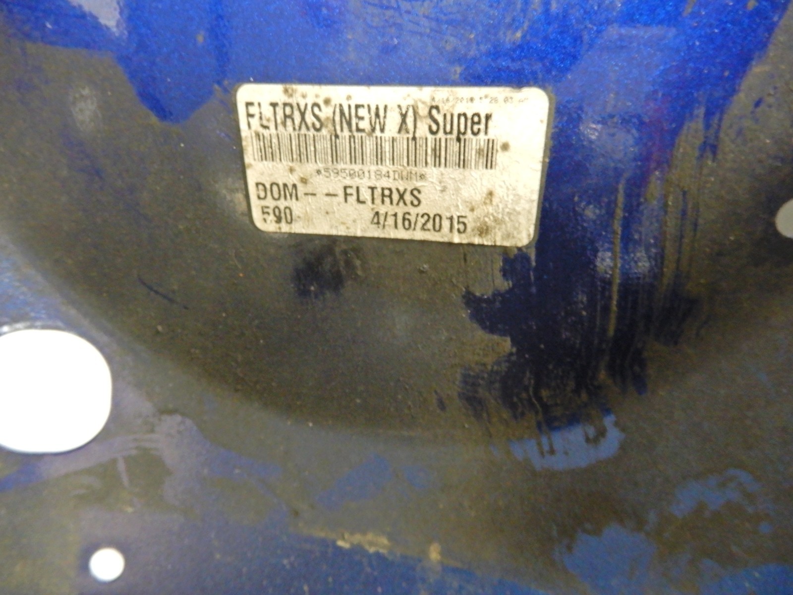 OEM Harley Davidson 09-23 FLH FLT Touring ROAD GLIDE Rear Fender SUPERIOR BLUE