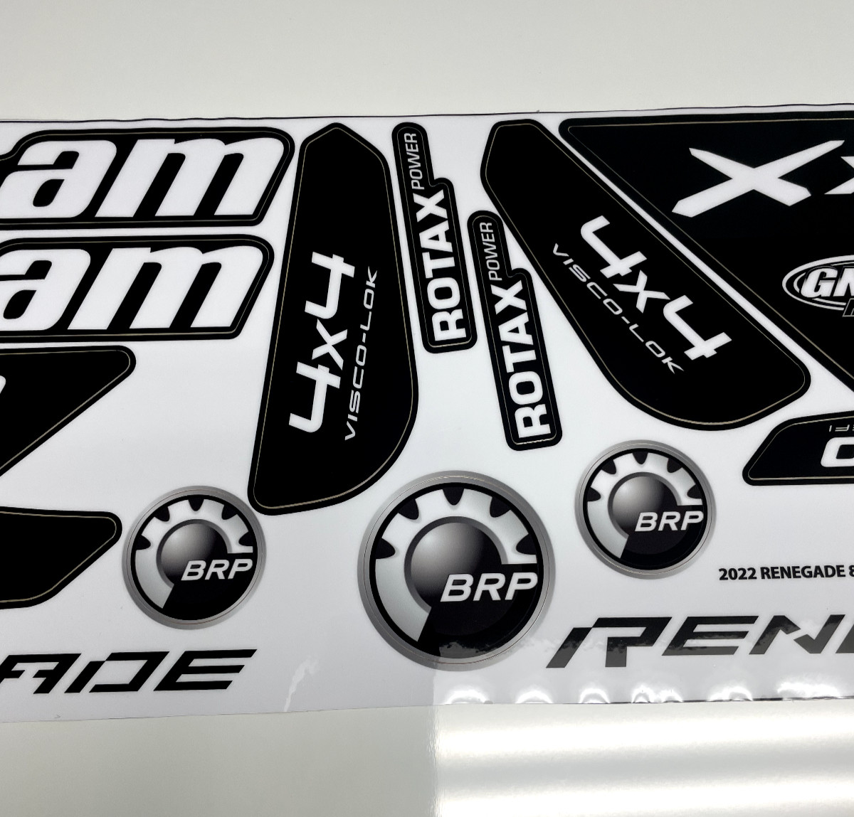 CAN-AM GRAPHICS KIT STICKER RENEGADE 850 EFI XXC CUSTOM LAMINATED DECALS OFFROAD