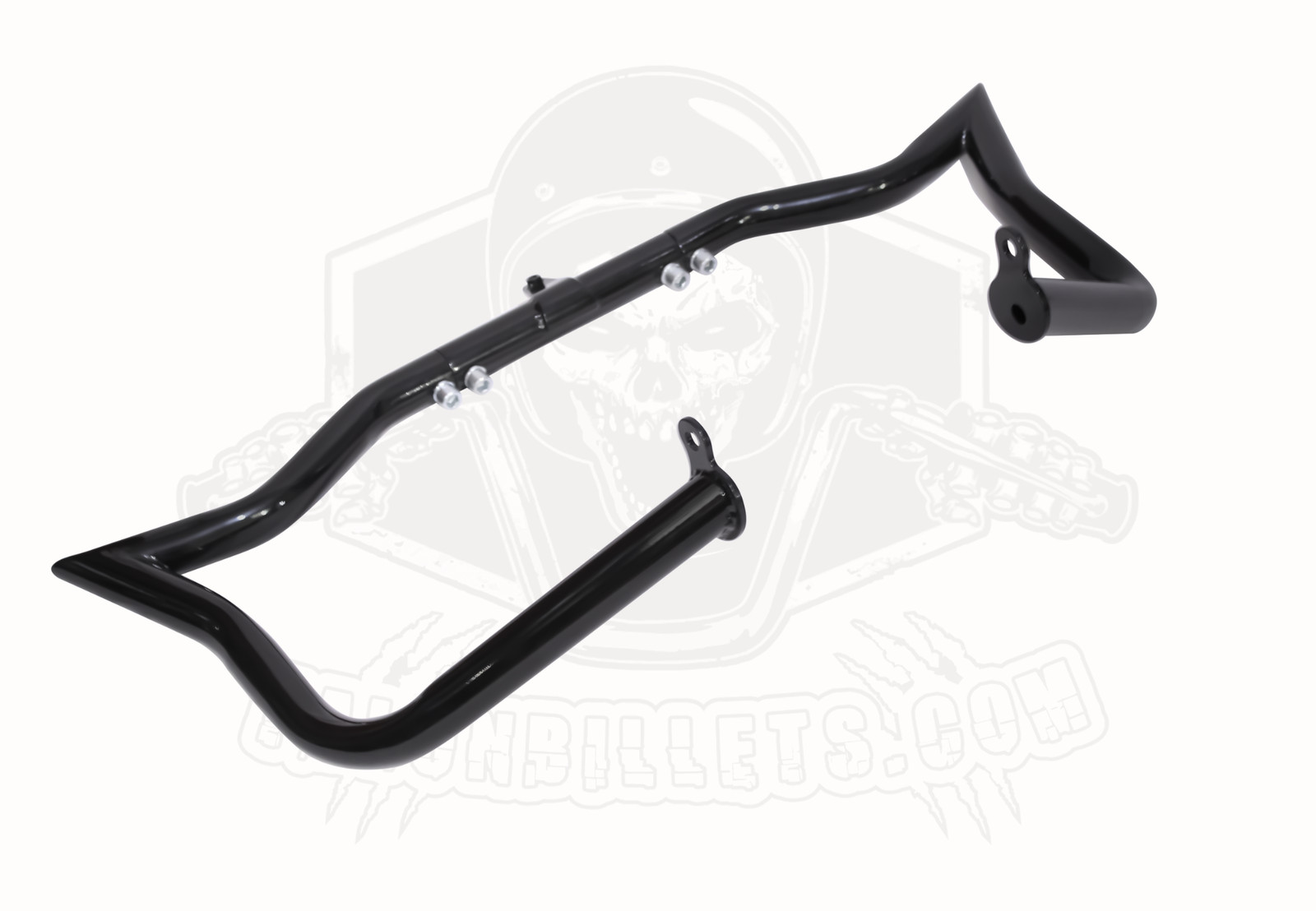 BLACK ENGINE GUARD HIGHWAY CRASH BAR 4 TOURING HARLEY ROAD KING GLIDE 2009-25