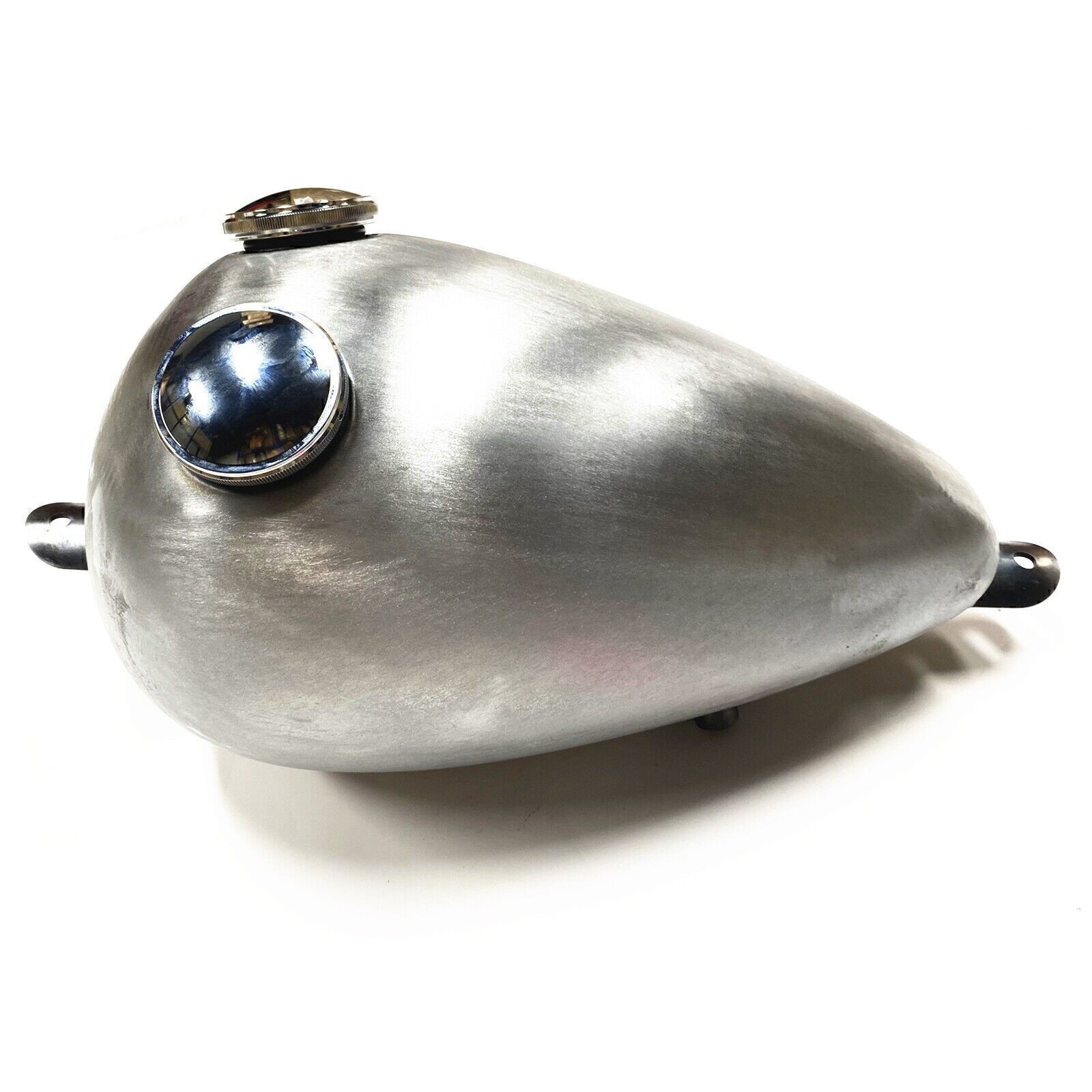 Handmade 2.4Gal 9L Motorcycle Gas Fuel Tank Unpainted For Honda Yamaha Harley DA