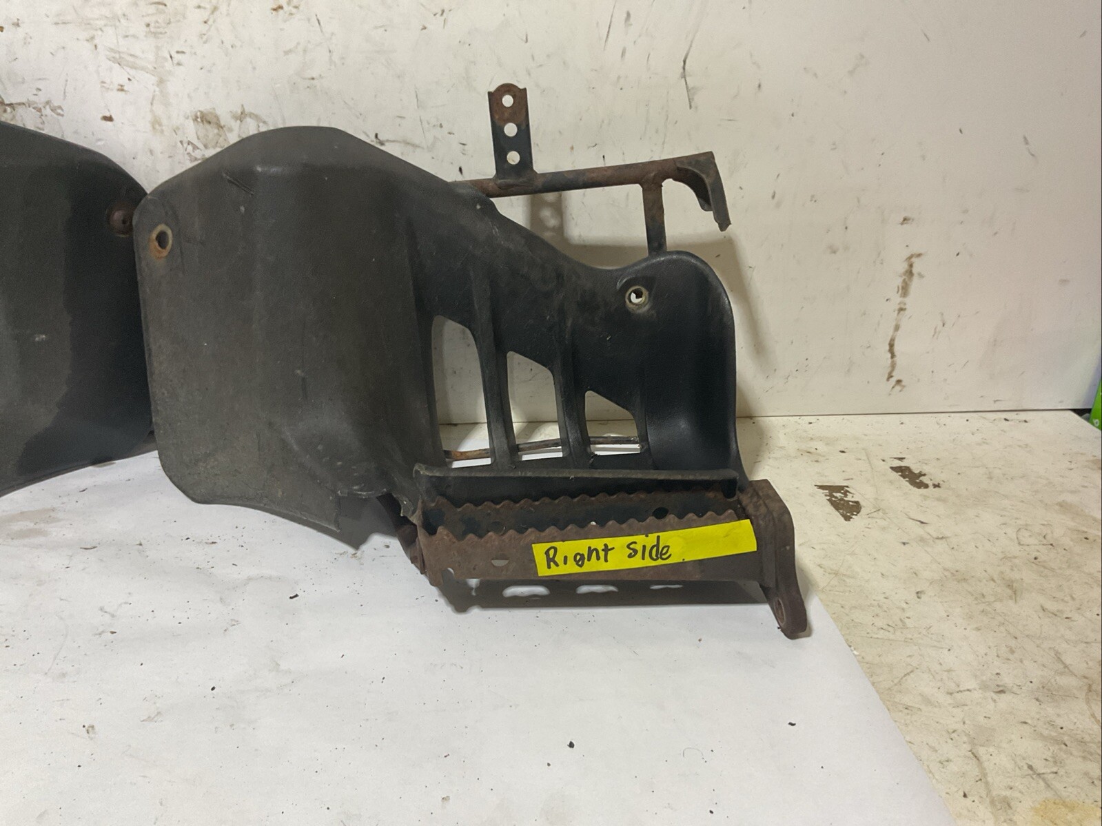 Suzuki LTZ-400 For Pegs- Plastic Insert Cracked- Metal Frame Is Good And Straigh