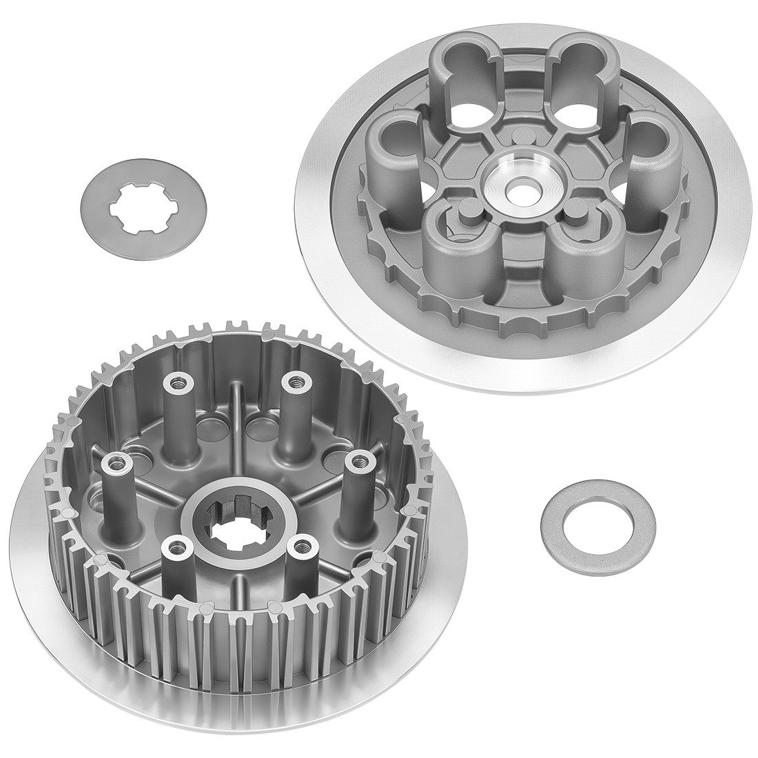 Clutch Center Inner Hub & Outer Pressure Plate For Suzuki RM250 1996-2006 RM250Z