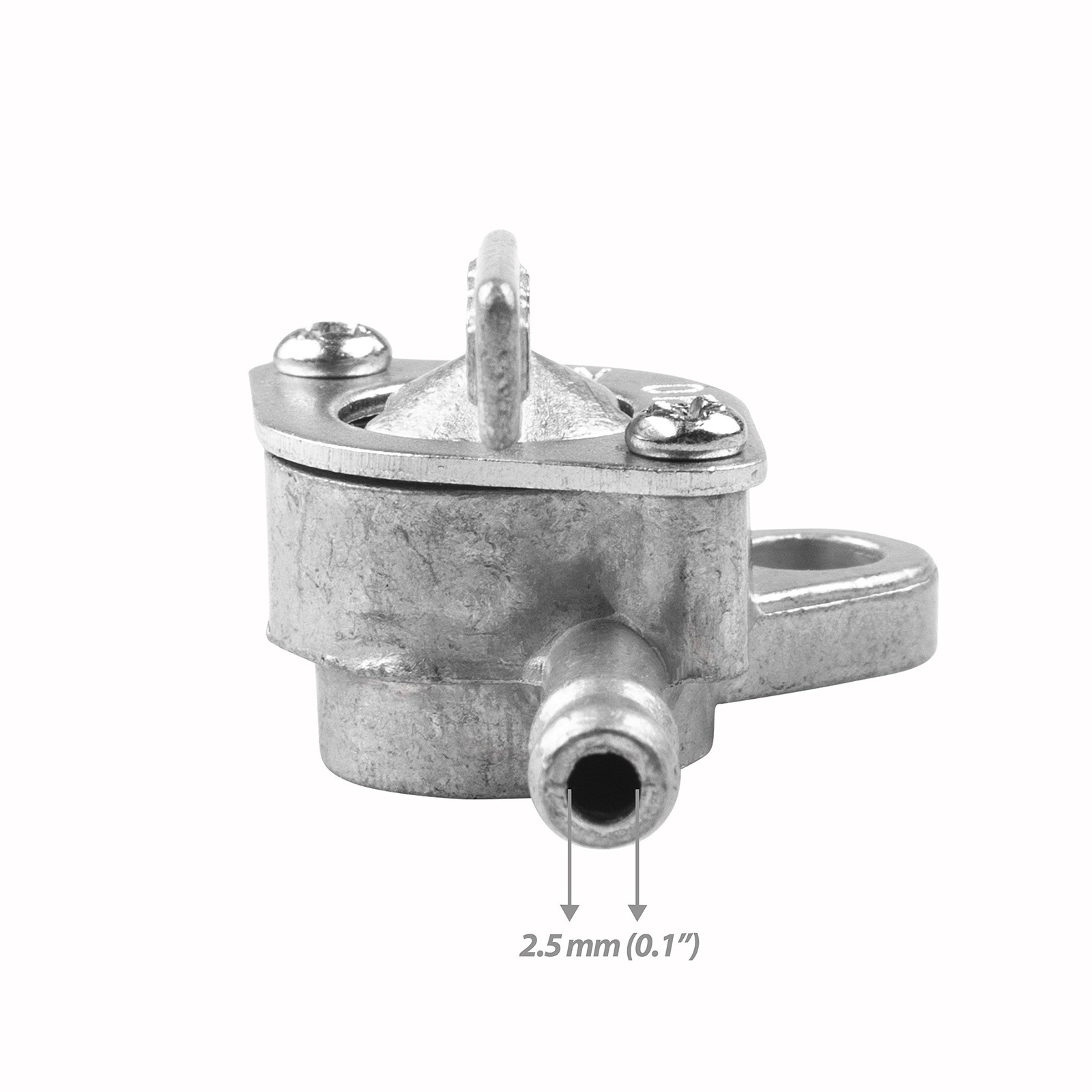 1PZ In-Line Gas Fuel Shut Off Petcock fits 6mm For Pressure Washer, Black