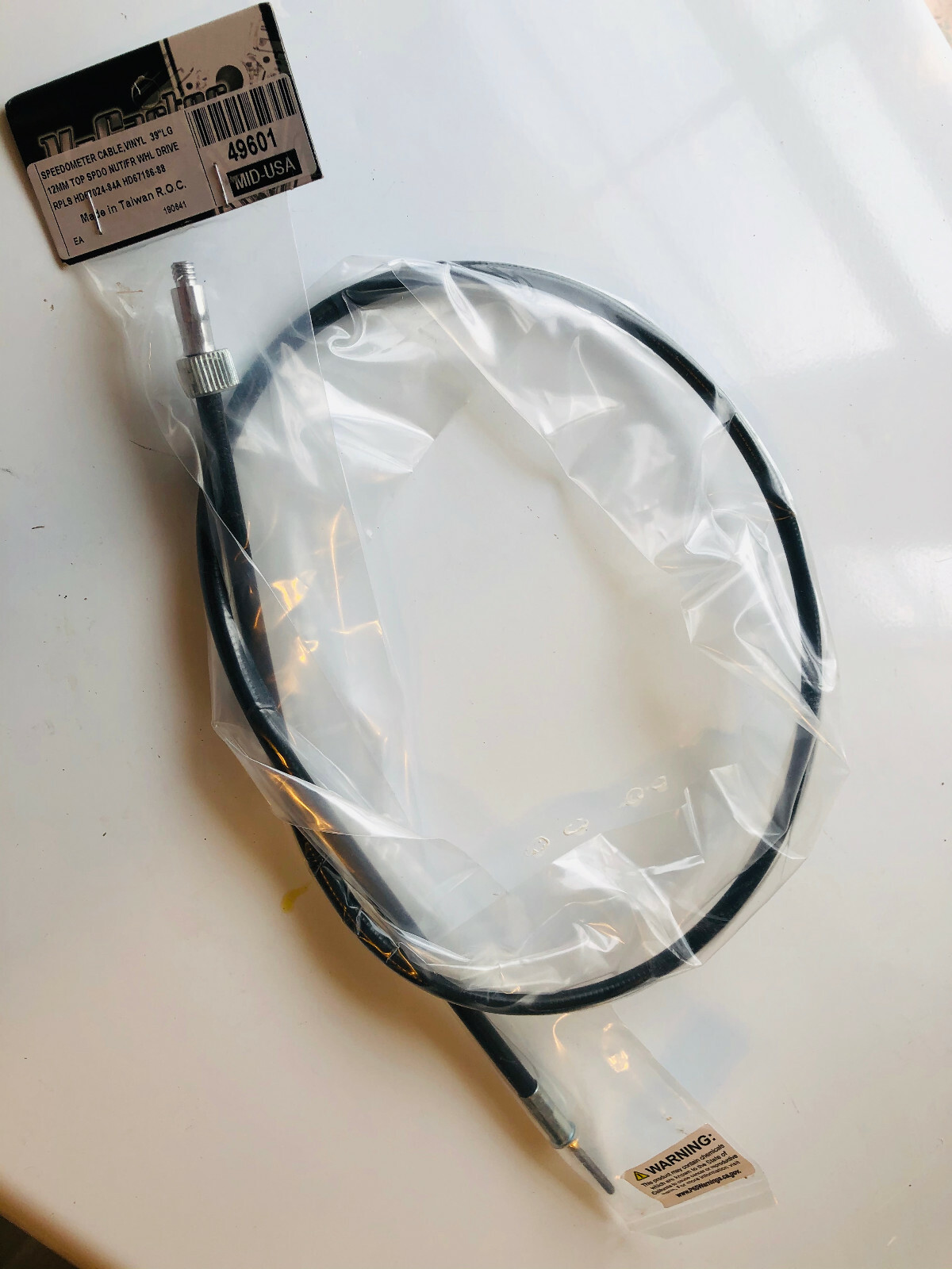 SPEEDOMETER CABLE XLH 74/83, lch 74-79, flhtc 83-85, 67024-84A 39” L